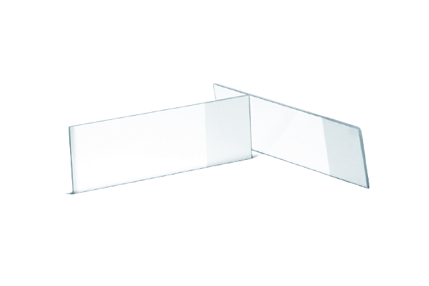 Скло предметне "ВОЛЕС" 25,4*76,2 мм шліф.края, одна смуга з однієї сторони №50